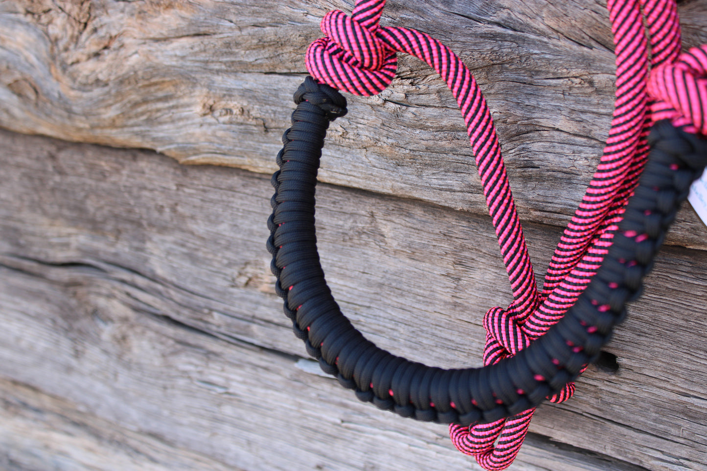 Hot Pink & Black Halter