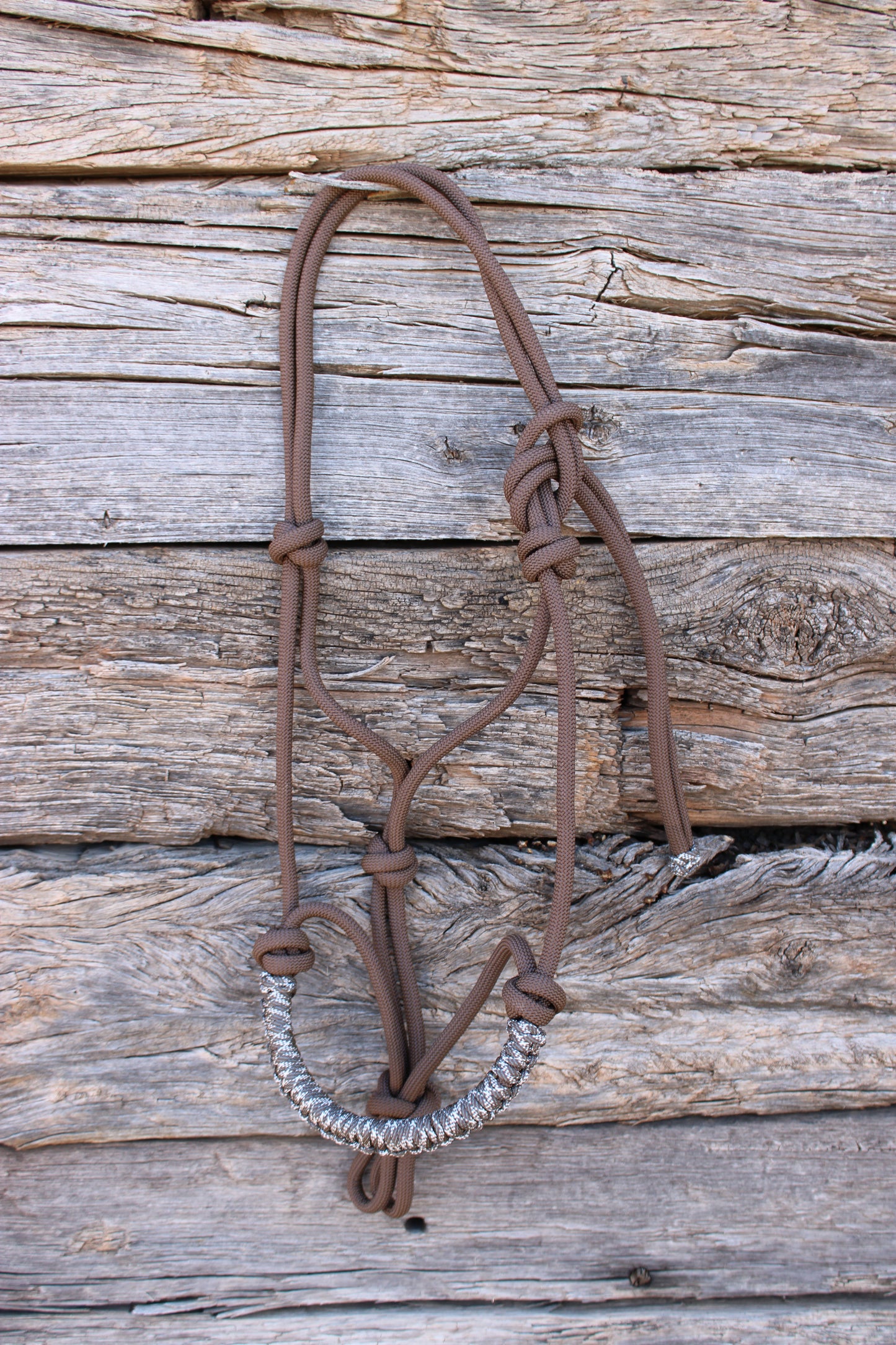 Brown & White Halter