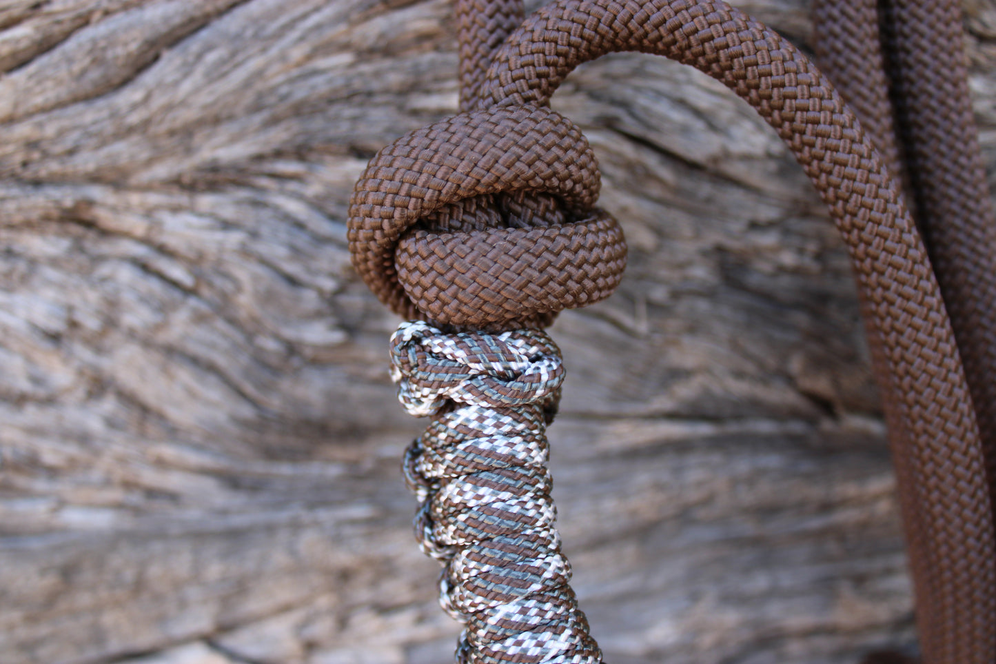 Brown & White Halter