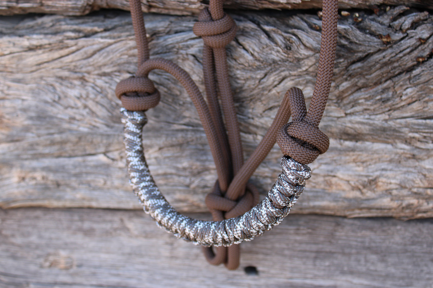 Brown & White Halter