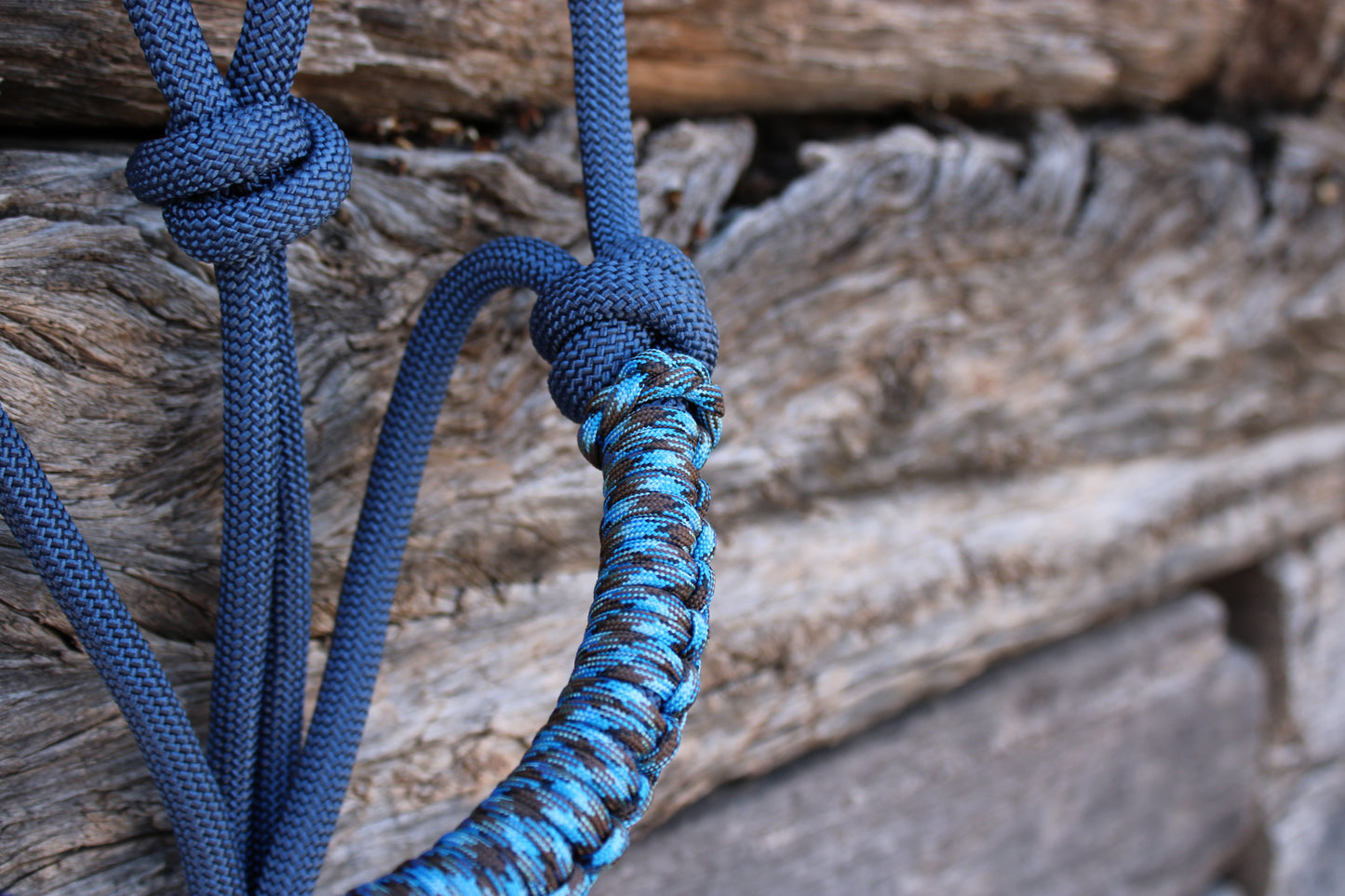 Blue & Brown Halter