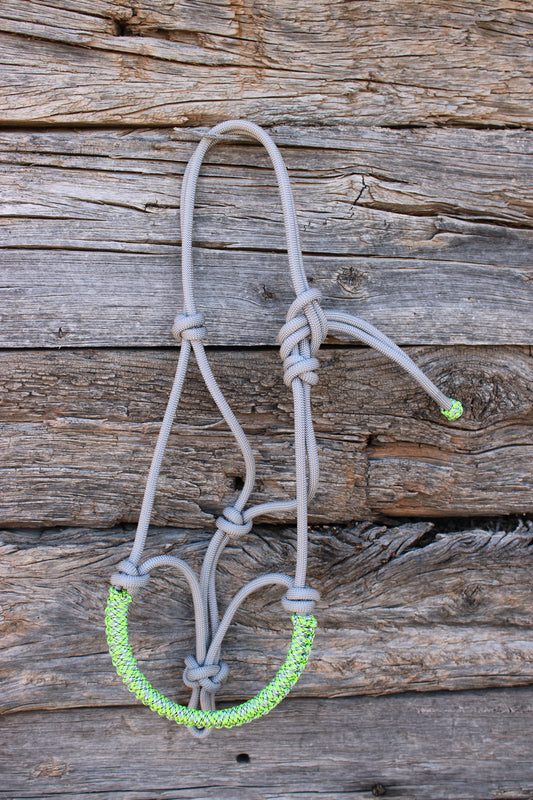 Grey & Neon Green Halter