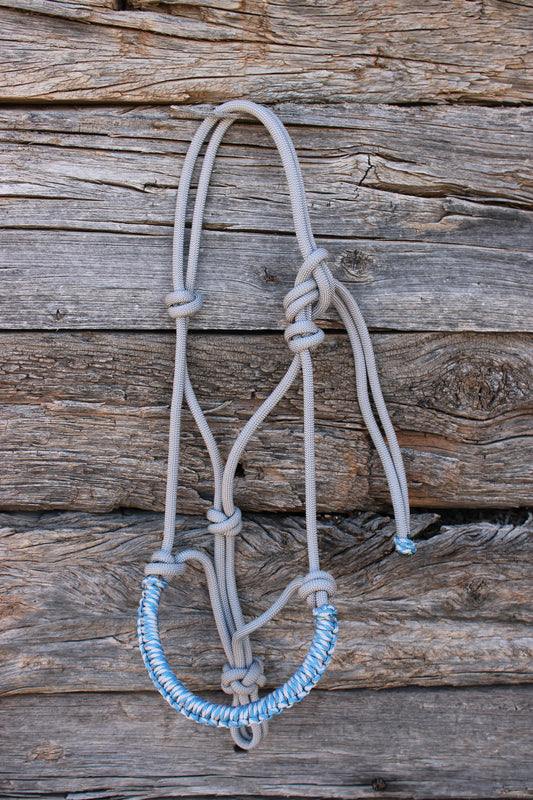 Grey & Blue Halter