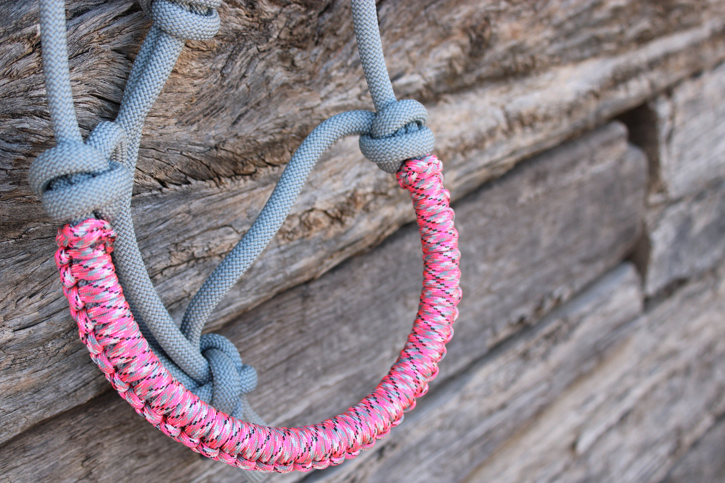 Pink, White & Grey Halter