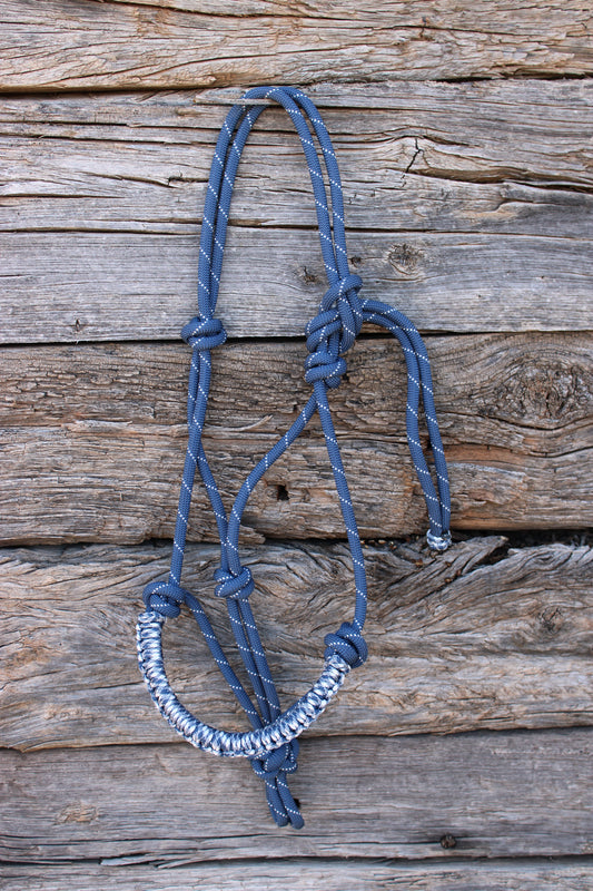 Navy Blue & White Halter