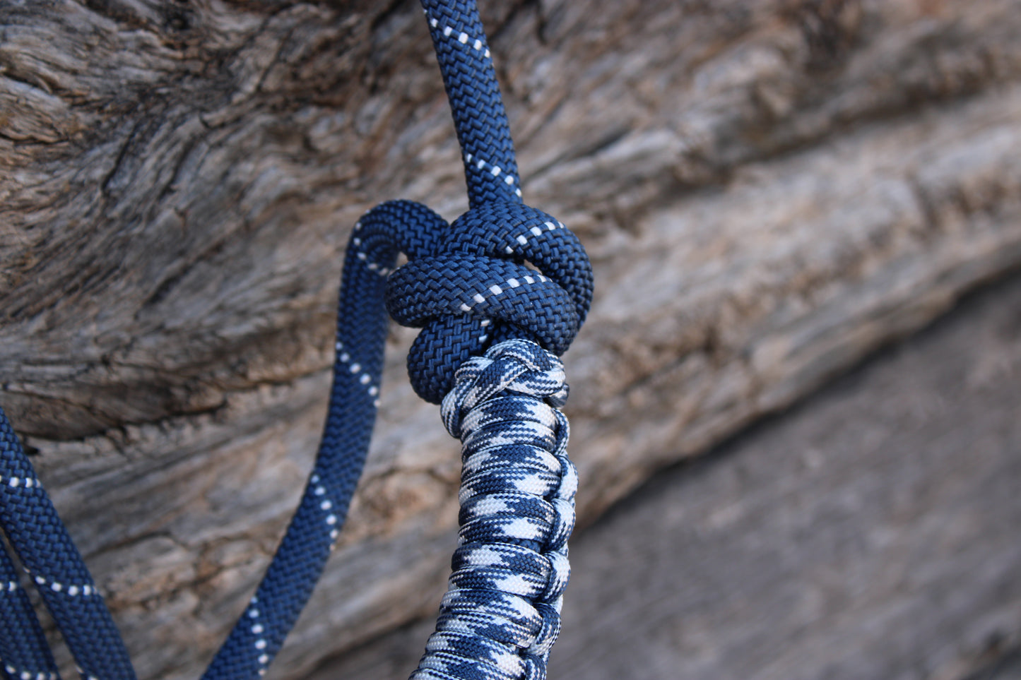 Navy Blue & White Halter