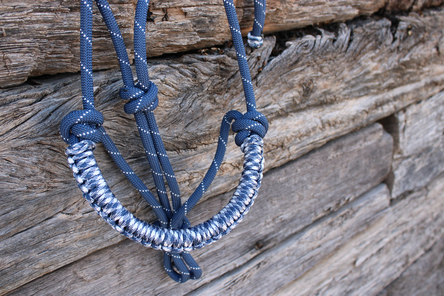 Navy Blue & White Halter