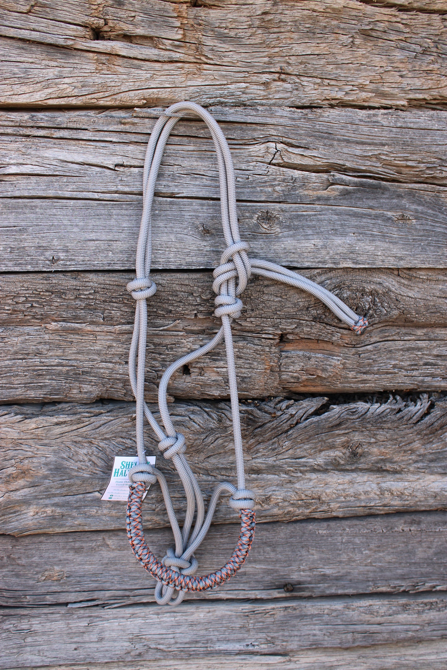 Orange, Black & Grey Halter