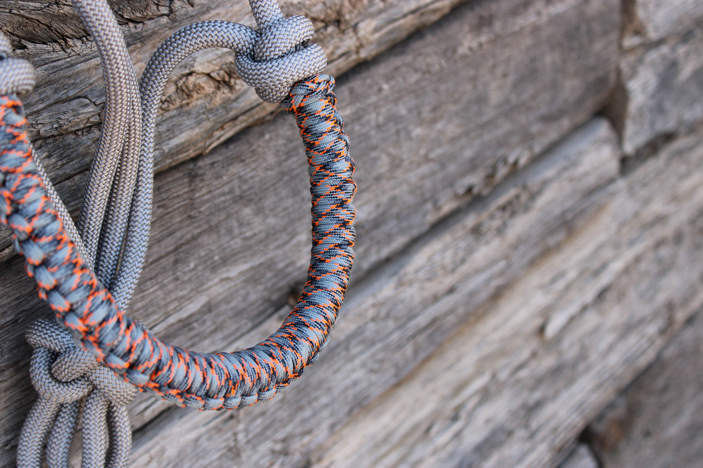 Orange, Black & Grey Halter