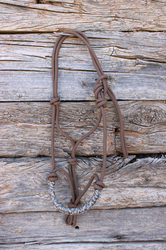Brown & White Halter