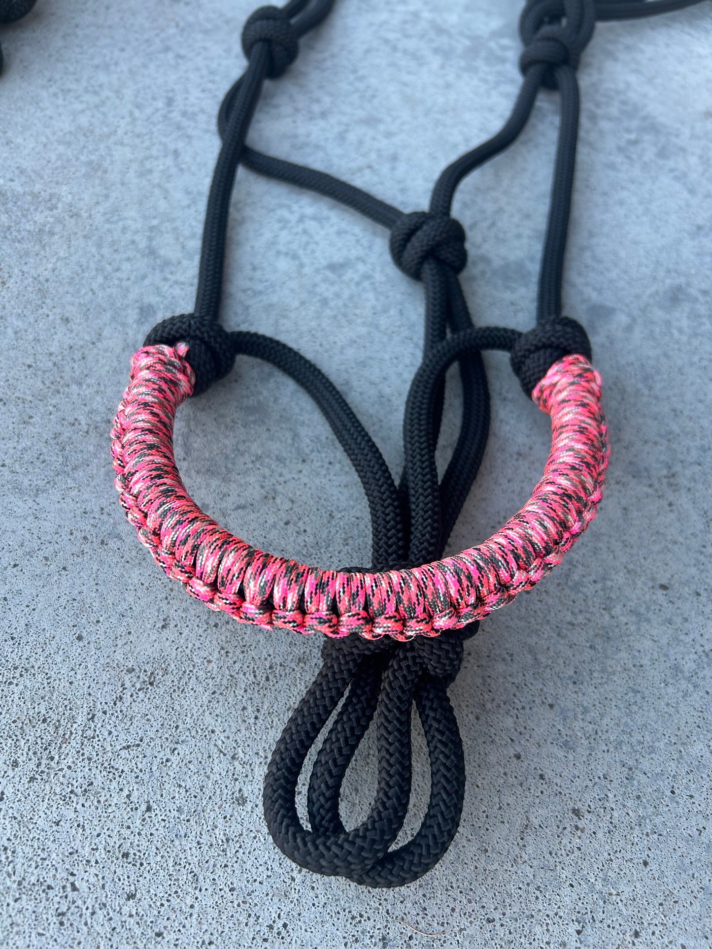 Pink, White & Black Halter