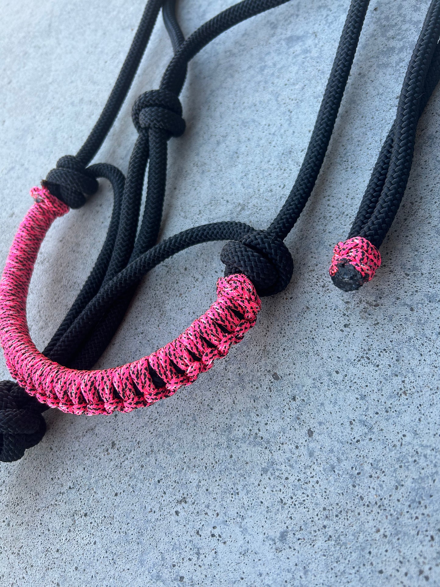 Pink & Black Halter