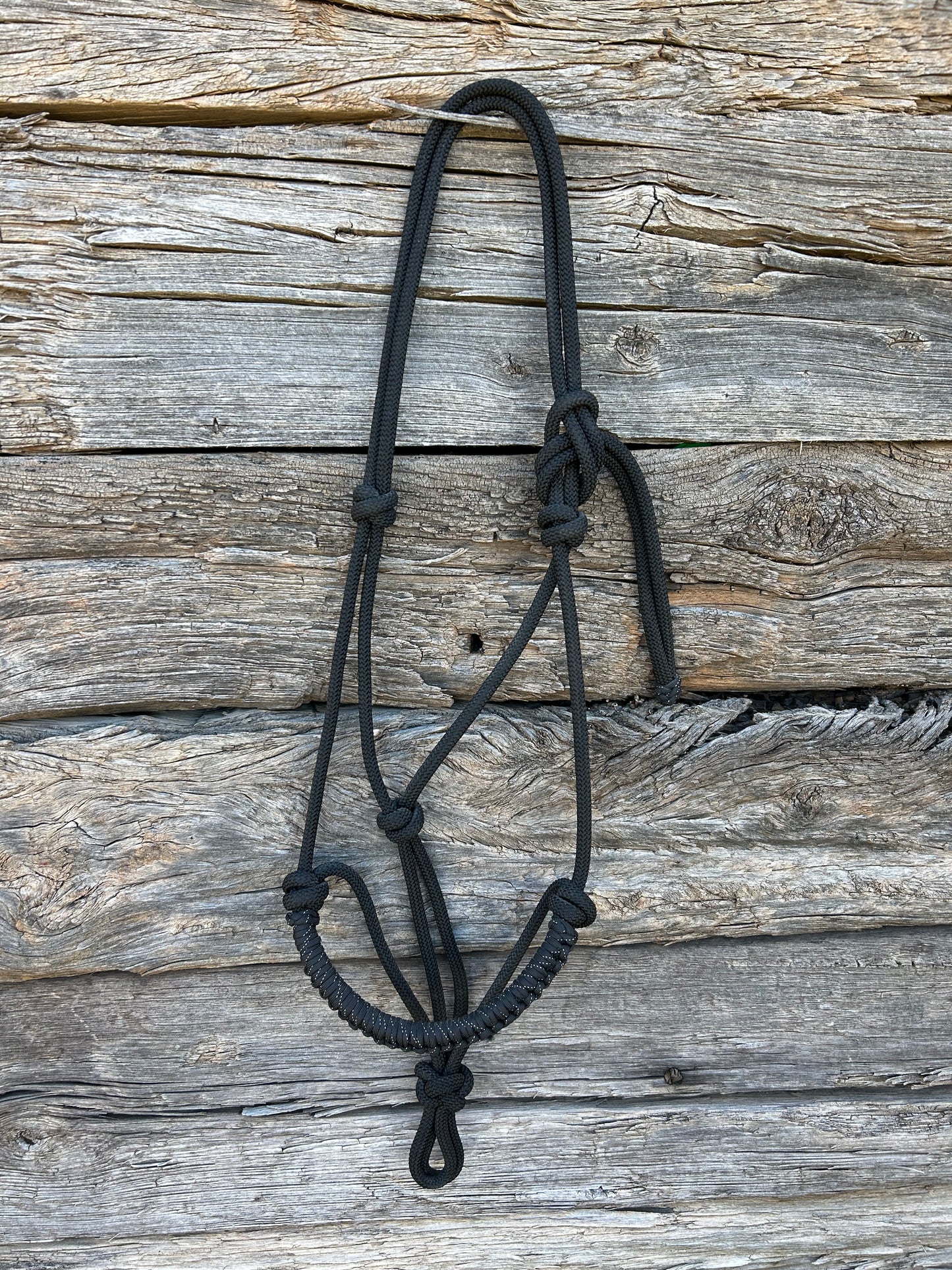 Black Reflective Halter