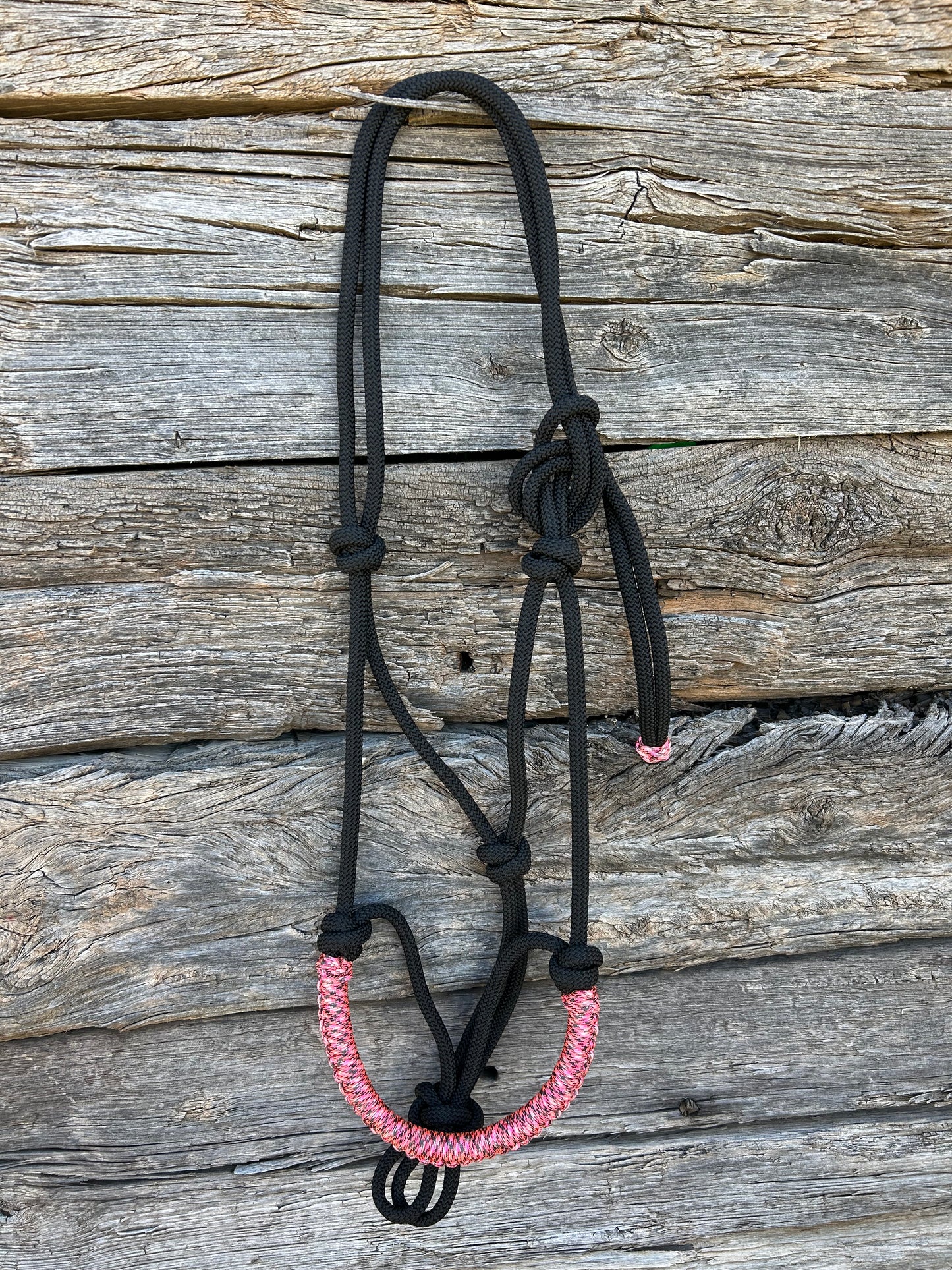 Pink, White & Black Halter