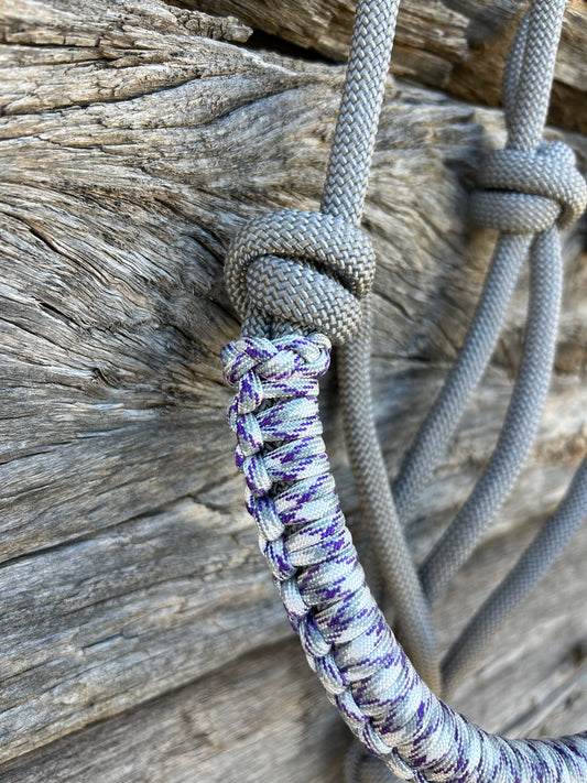 Purple, White & Grey Halter