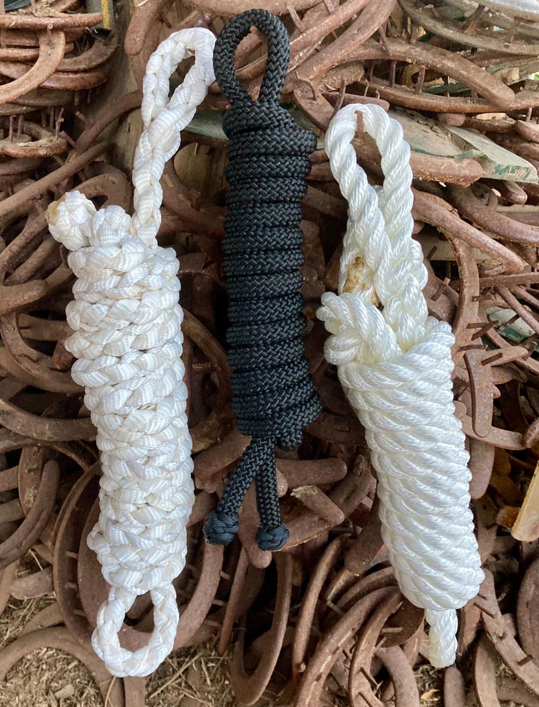 Braided Mule Tape Lead Rope